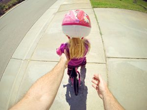 learning to ride the bike