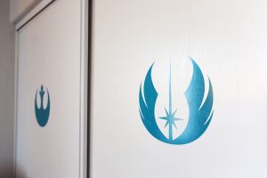 Star Wars logo decals